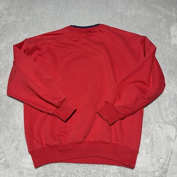 Vintage MC Sportswear Sweatshirt Womens Medium Red Cat Embroidered - Picture 8 of 8